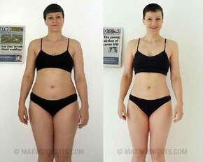 Kerstin's before and after photo