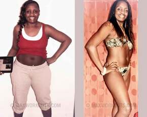Tsitsi's before and after photo